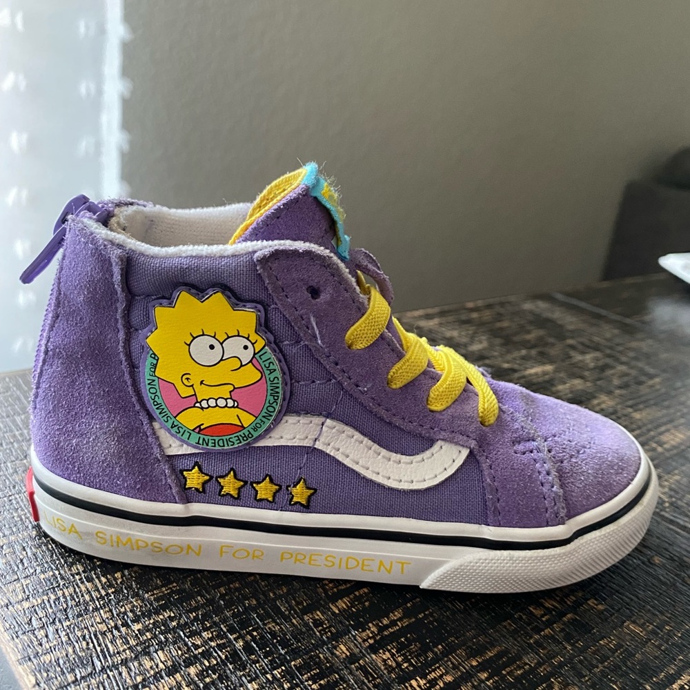 Vans Sk8t Hi Zip The Simpsons Lisa Shoes